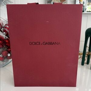 Dolce & Gabbana Deep Red Gift Bag